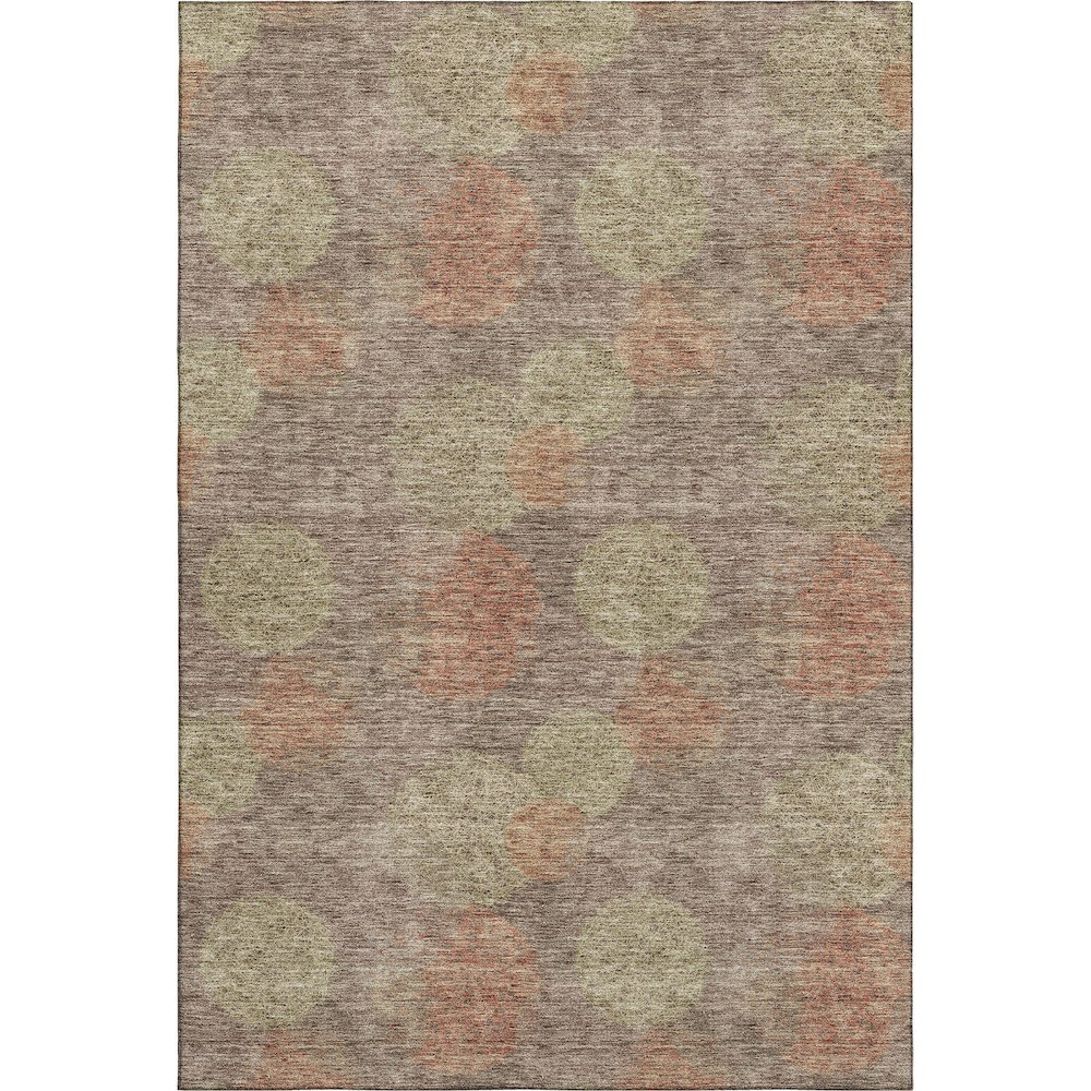 Premium Machine Washable Mayfield AMF977 Brown 8' x 10' Rug. Picture 1