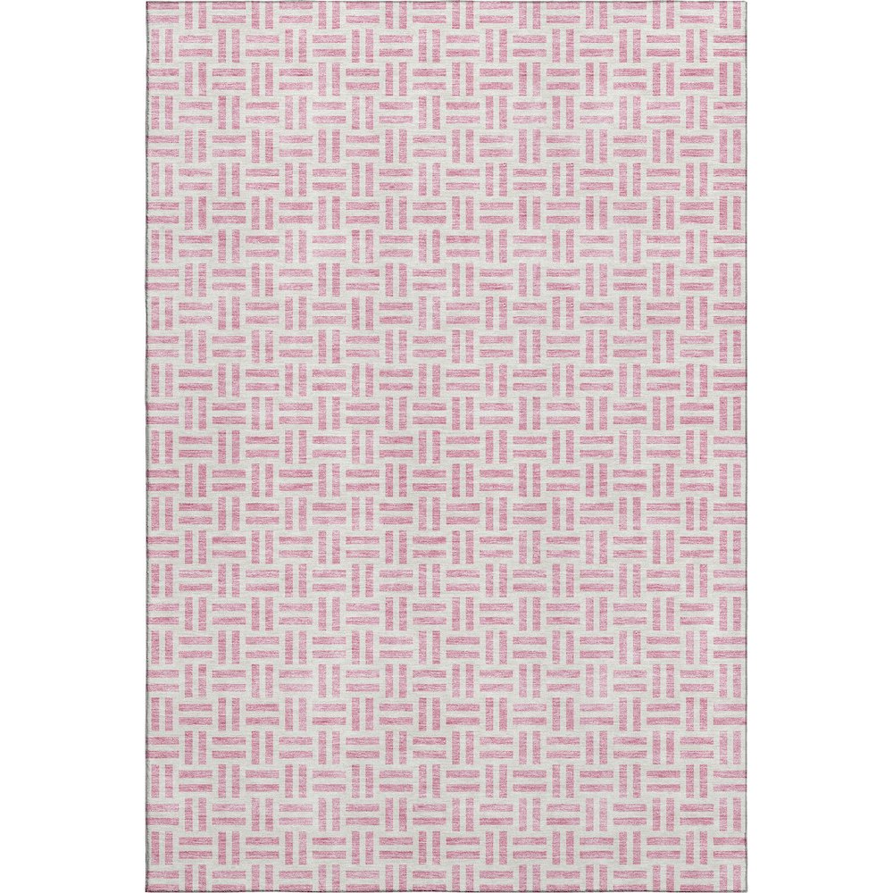 Premium Machine Washable Mayfield AMF978 Pink 8' x 10' Rug. Picture 1
