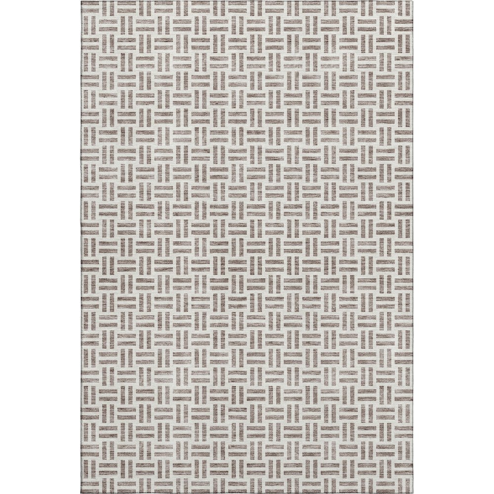 Premium Machine Washable Mayfield AMF978 Taupe 8' x 10' Rug. Picture 1