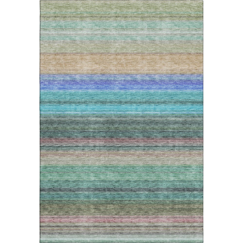Premium Machine Washable Mayfield AMF979 Sage 8' x 10' Rug. Picture 1