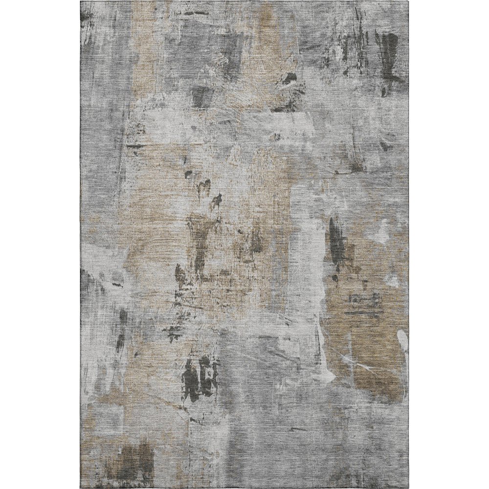 Premium Machine Washable Mayfield AMF989 Gray 8' x 10' Rug. Picture 1