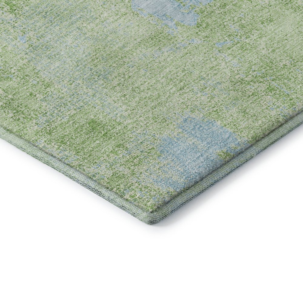 Premium Machine Washable Mayfield AMF989 Green 3' x 5' Rug. Picture 3