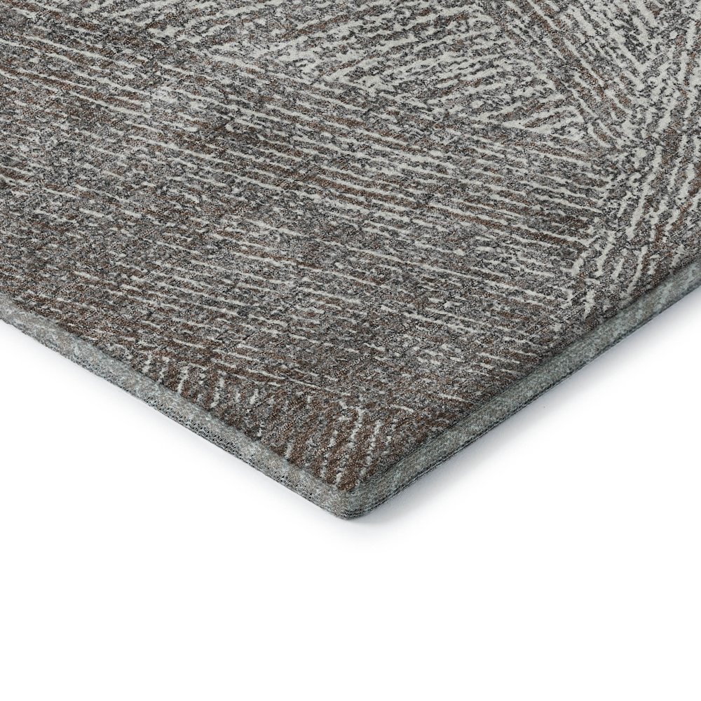 Premium Machine Washable Mayfield AMF991 Gray 3' x 5' Rug. Picture 3