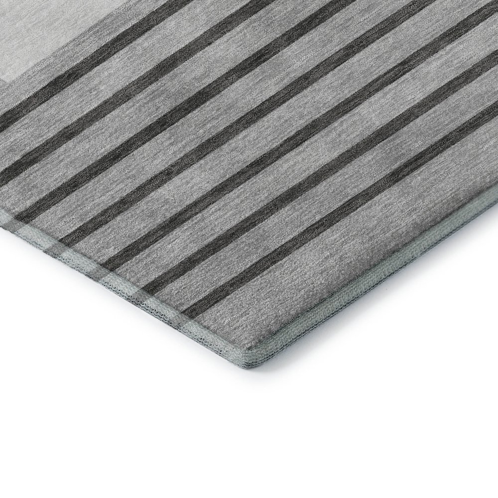 Premium Machine Washable Mayfield AMF995 Gray 3' x 5' Rug. Picture 3