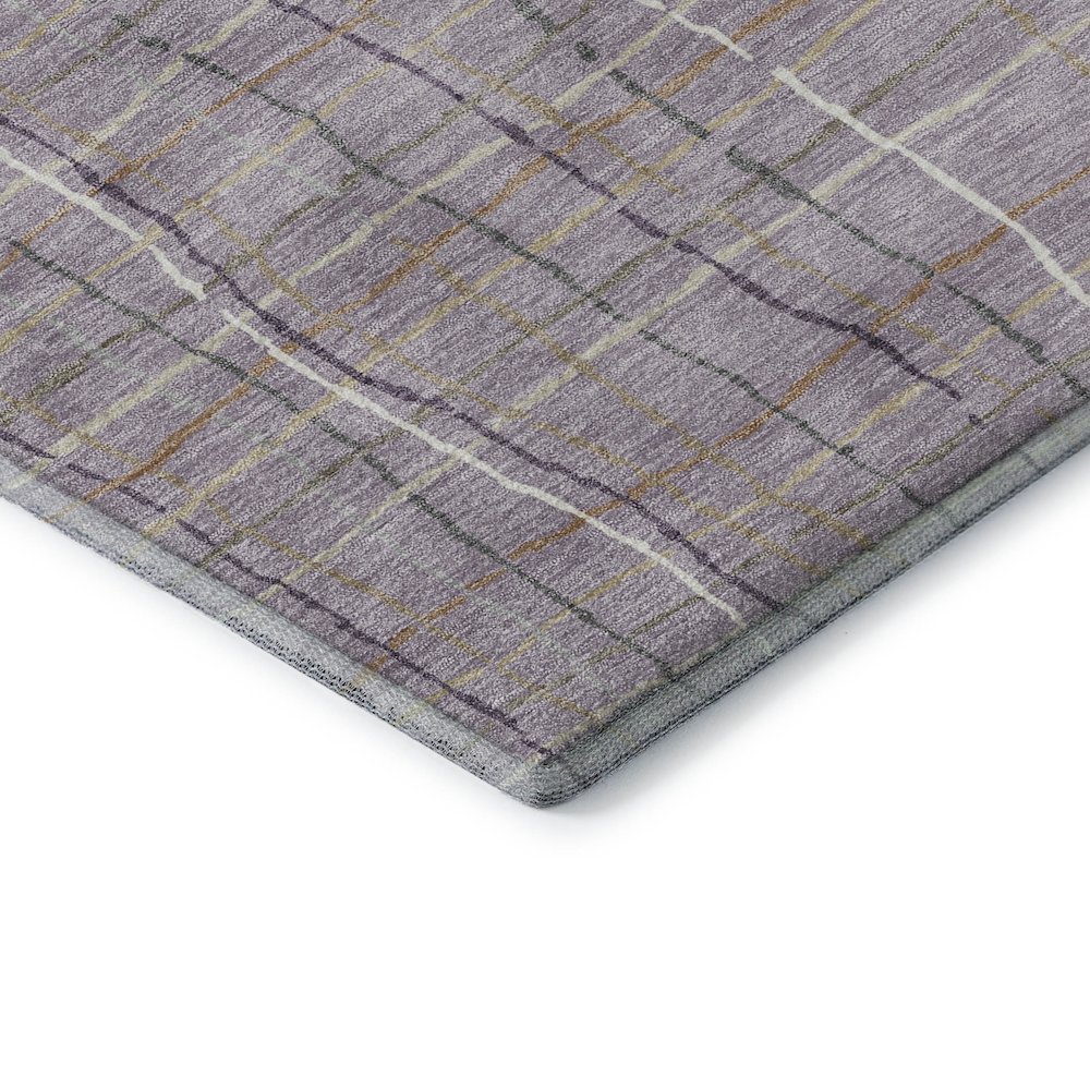 Premium Machine Washable Mayfield AMF998 Lavender 3' x 5' Rug. Picture 3