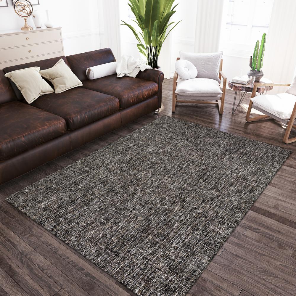 Mateo ME1 Ebony 3'6" x 5'6" Rug. Picture 2