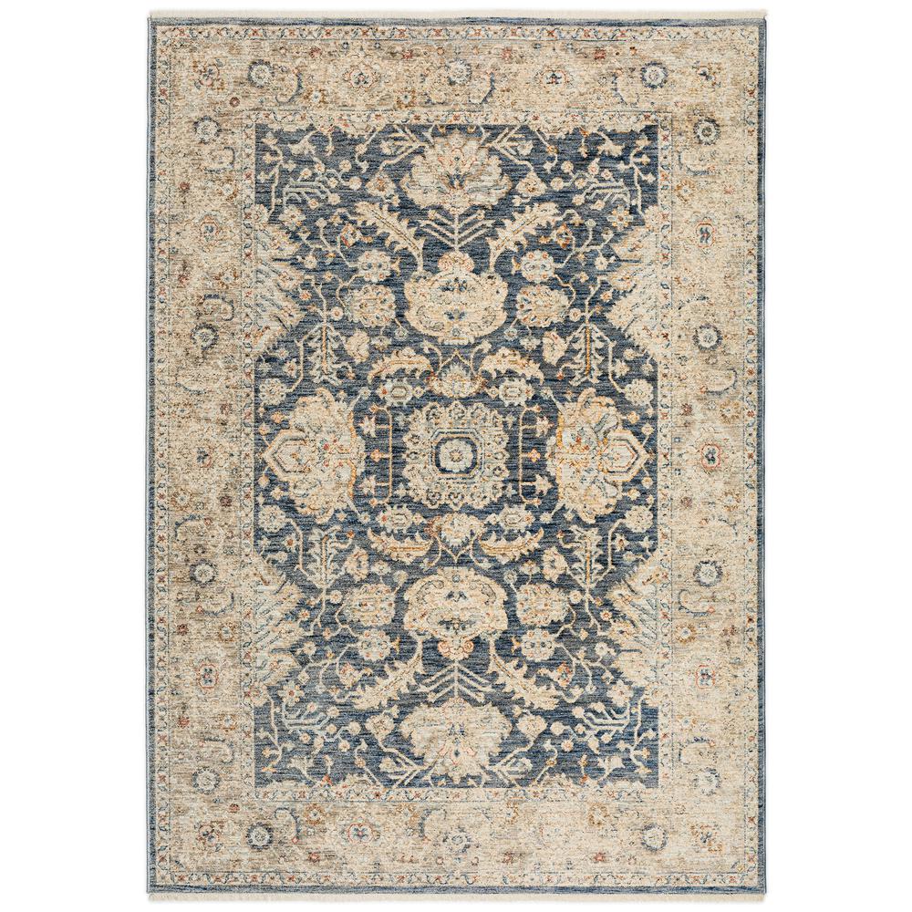 Bergama BE8 Navy 9' x 13'2" Rug. Picture 1