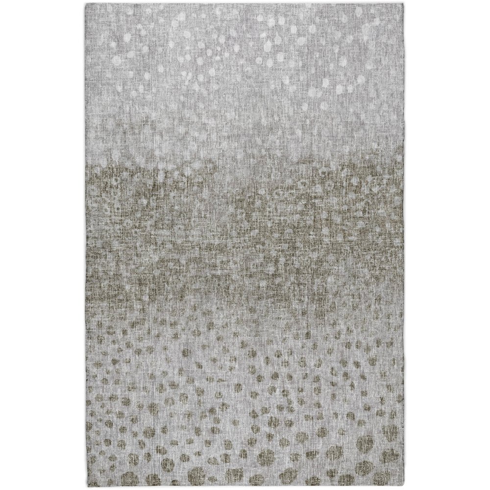 Luxury Washable Boca Taupe 8' x 10' Rug. Picture 1