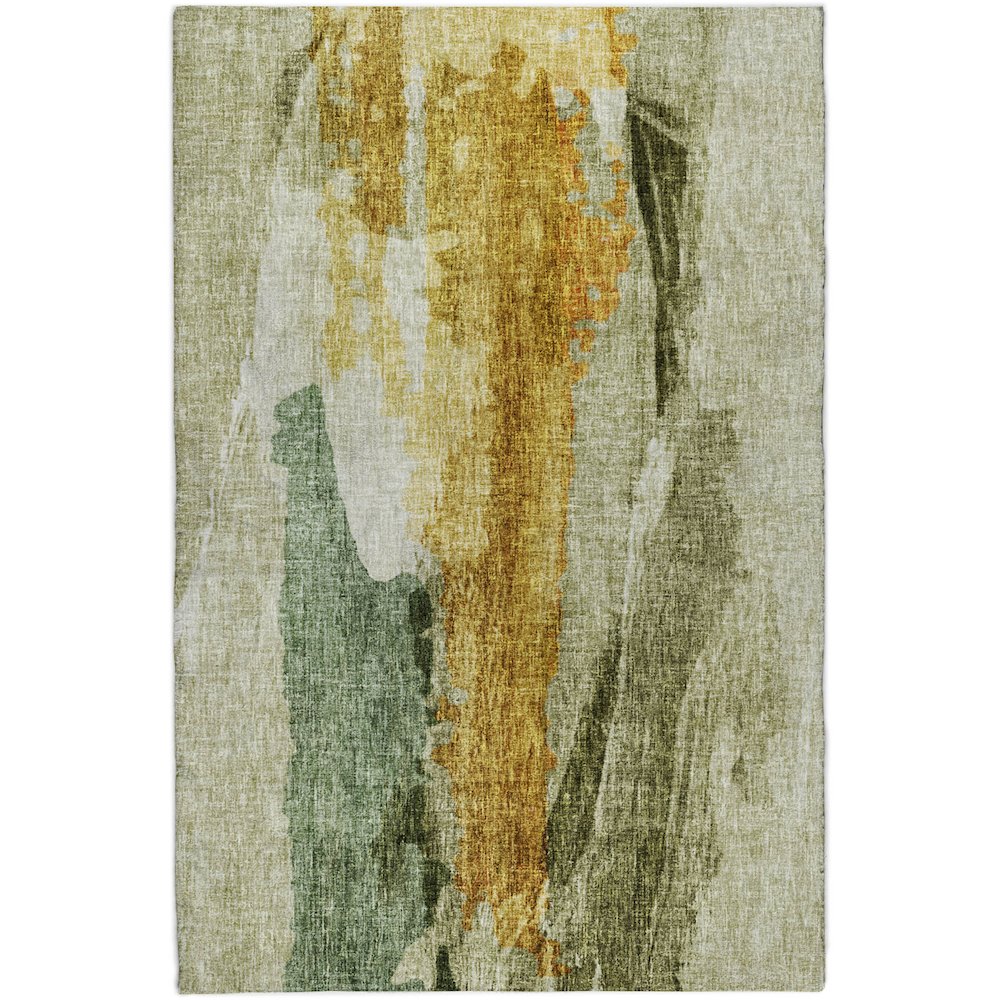 Luxury Washable Boca Aloe 8' x 10' Rug. Picture 1