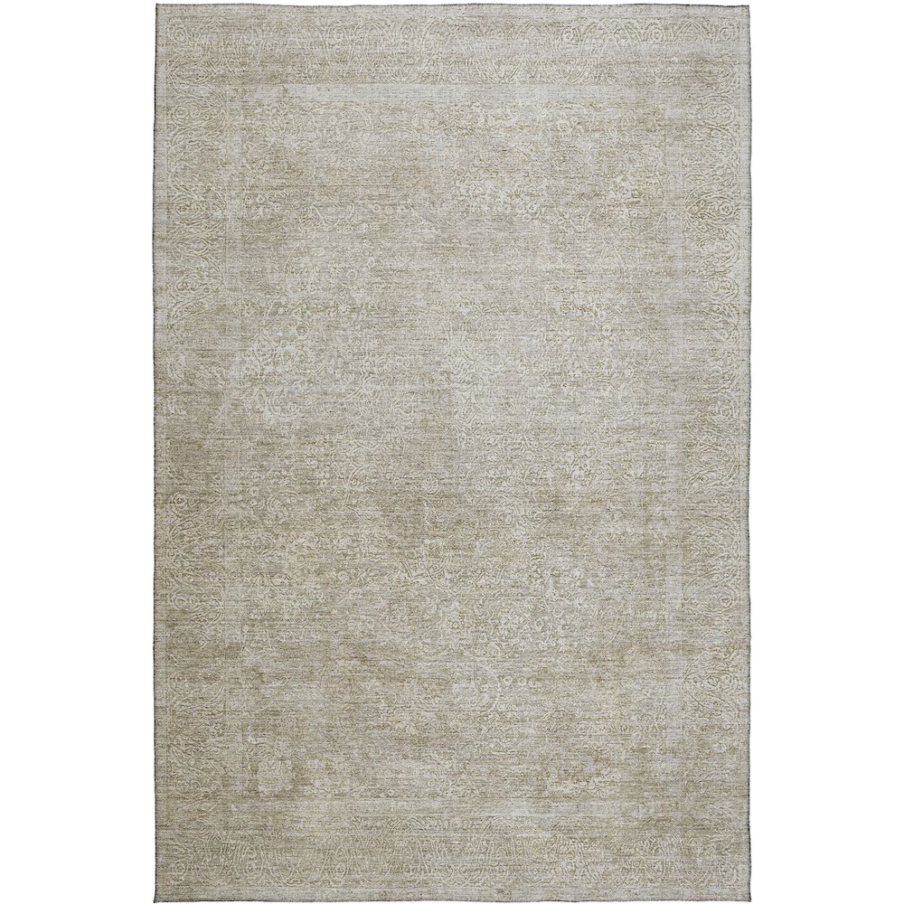 Luxury Washable Indoor/Outdoor Burano Linen 8' x 10' Rug. Picture 1
