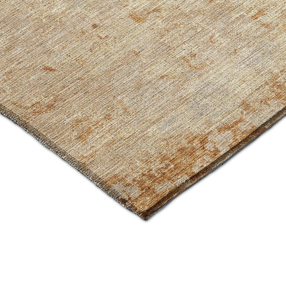 Luxury Washable Indoor/Outdoor Burano Copper 3' x 5' Rug. Picture 2