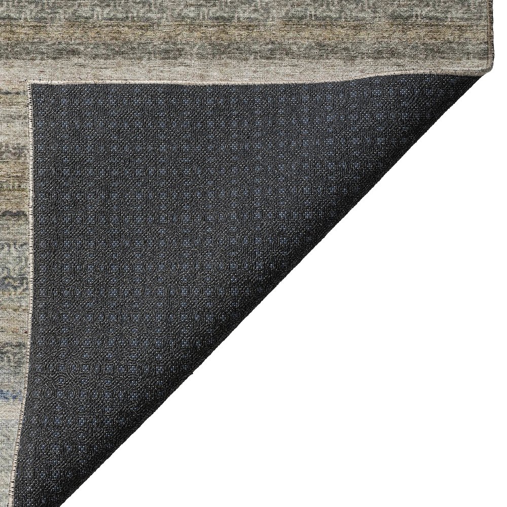 Luxury Washable Indoor/Outdoor Burano Taupe 3' x 5' Rug. Picture 4