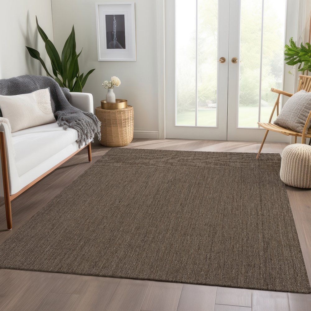 Chambal Chocolate 5' x 7'6" Rug. Picture 5