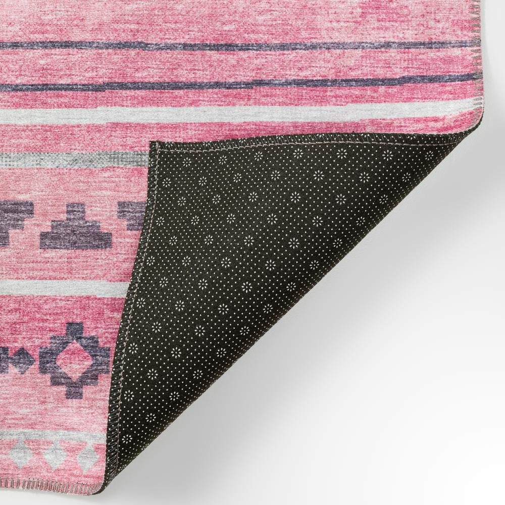 Yuma Pink Bohemian Southwest 9' x 12' Area Rug Pink AYU40. Picture 4
