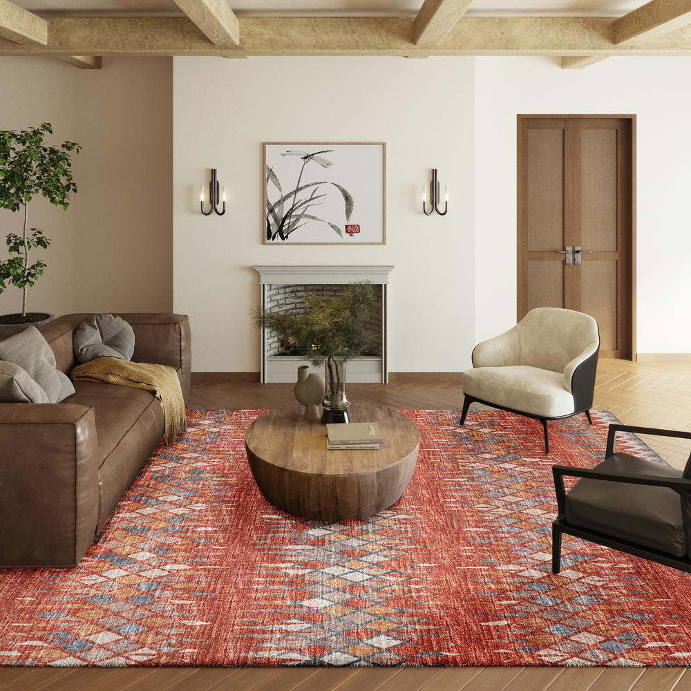 Rylee Spice Transitional Chevron 5' x 7'6" Area Rug Spice ARY35. Picture 1