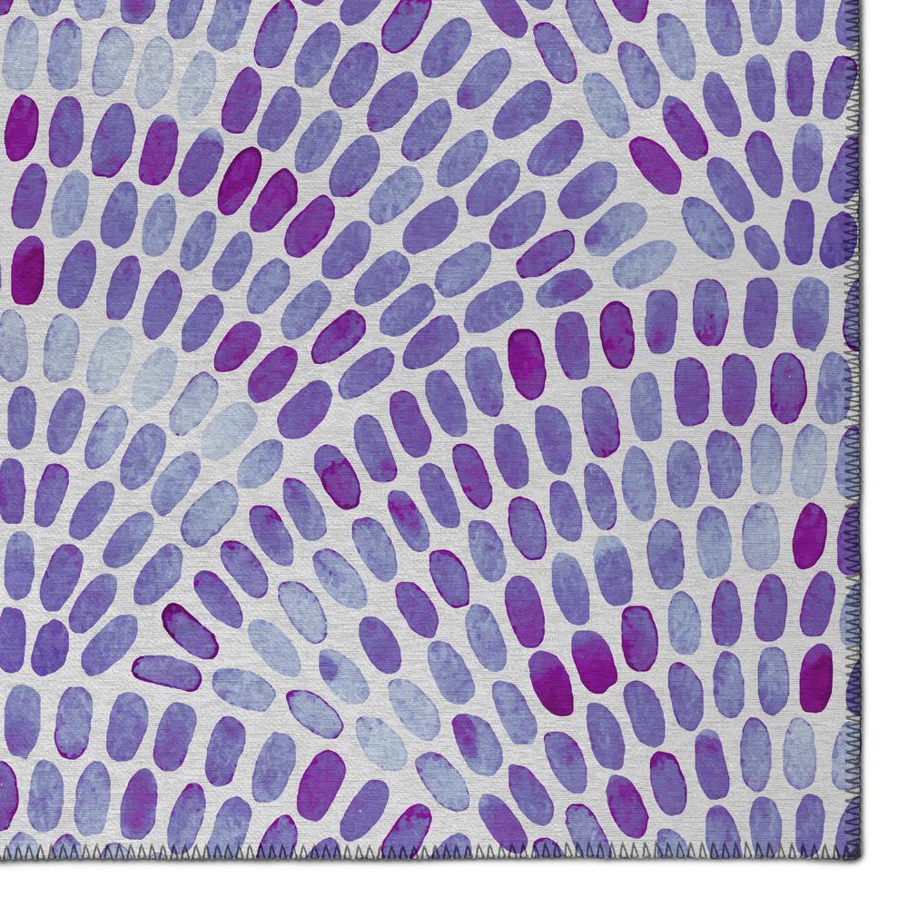 Indoor/Outdoor Surfside ASR37 Purple Washable 3' x 5' Rug. Picture 3