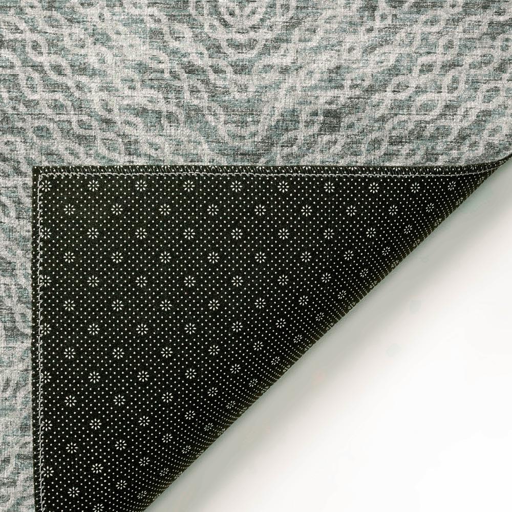 Bravado Ash Transitional Geometric 9' x 12' Area Rug Ash ABV33. Picture 4