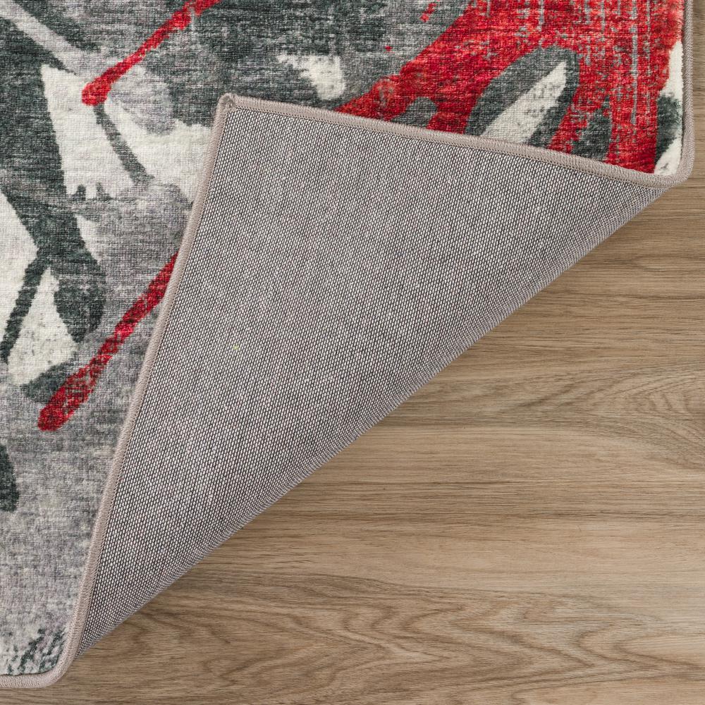 Brisbane BR6 Scarlet 5' x 7'6" Rug. Picture 4