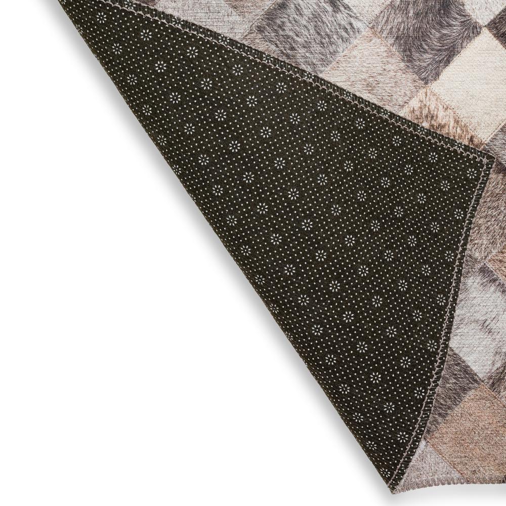 Laredo Gray Animal Patchwork 9' x 12' Area Rug Gray ALR32. Picture 4