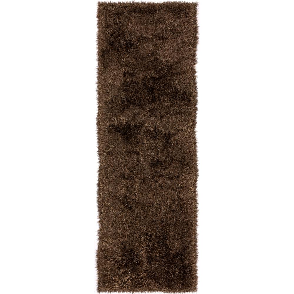 Impact IA100 Chocolate 2'6" x 16' Runner Rug. Picture 1