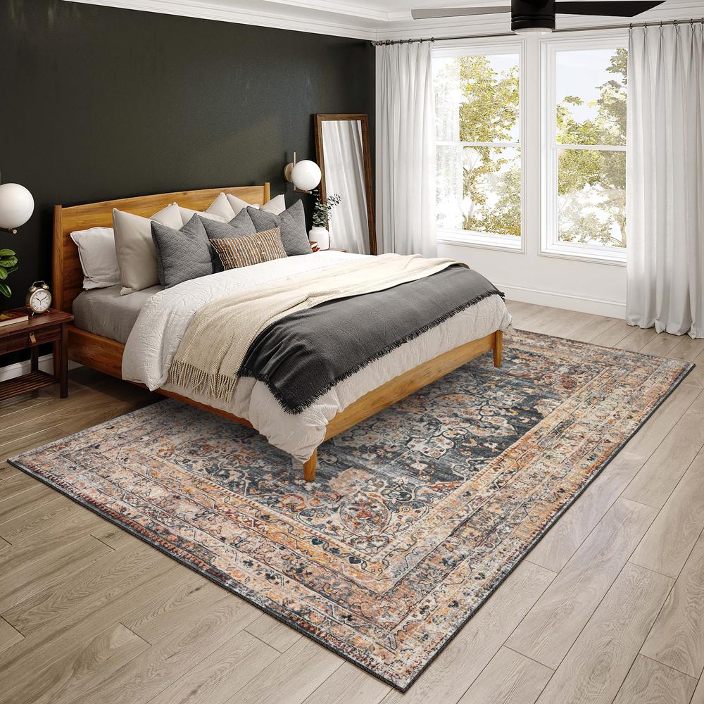 Jericho JC6 Charcoal 8' x 10' Rug. Picture 2