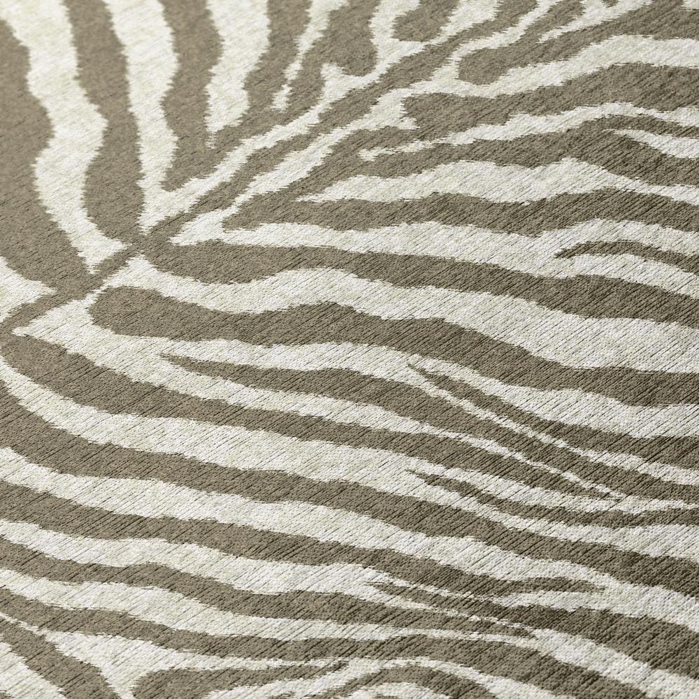 Safari Taupe Animal Animal Print 9' x 12' Area Rug Taupe ASF31. Picture 5