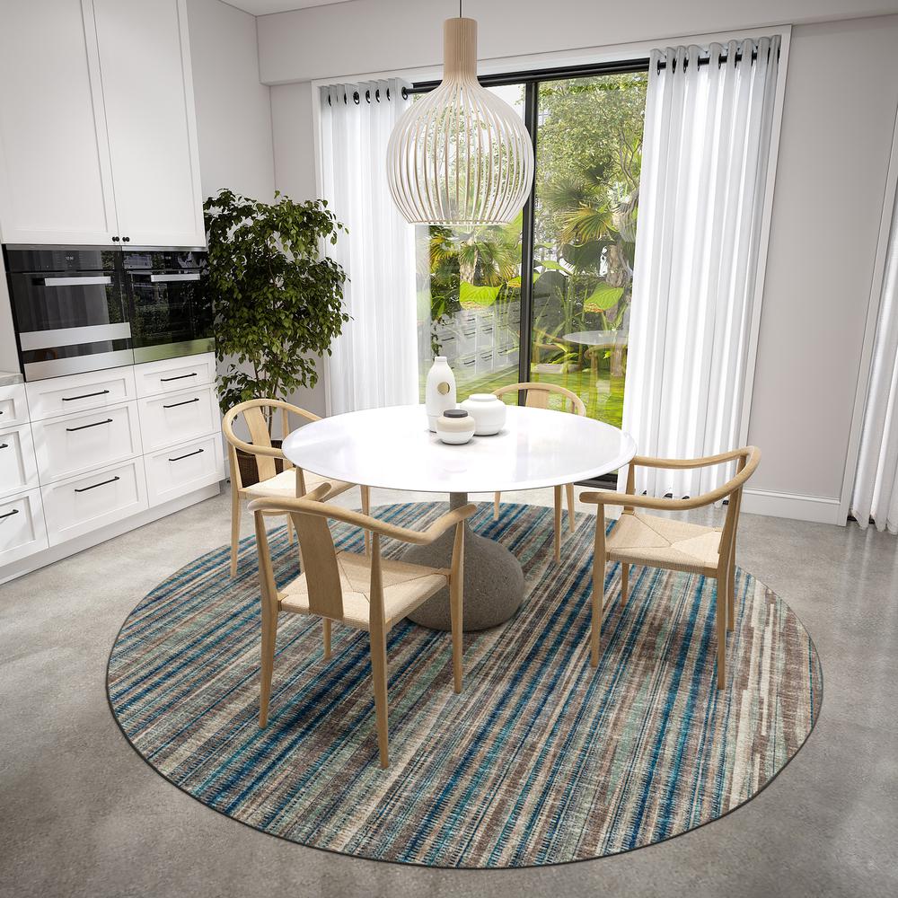 Amador AA1 Mushroom 8' x 8' Round Rug. Picture 2
