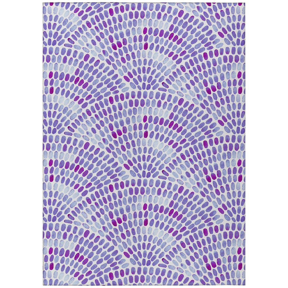 Indoor/Outdoor Surfside ASR37 Purple Washable 8' x 10' Rug. Picture 1