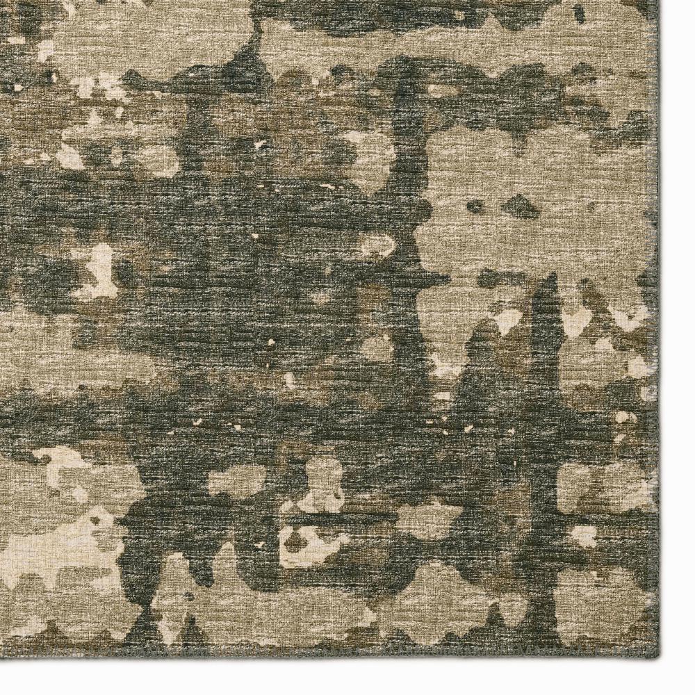 Bravado Earth Contemporary Abstract 9' x 12' Area Rug Earth ABV35. Picture 2