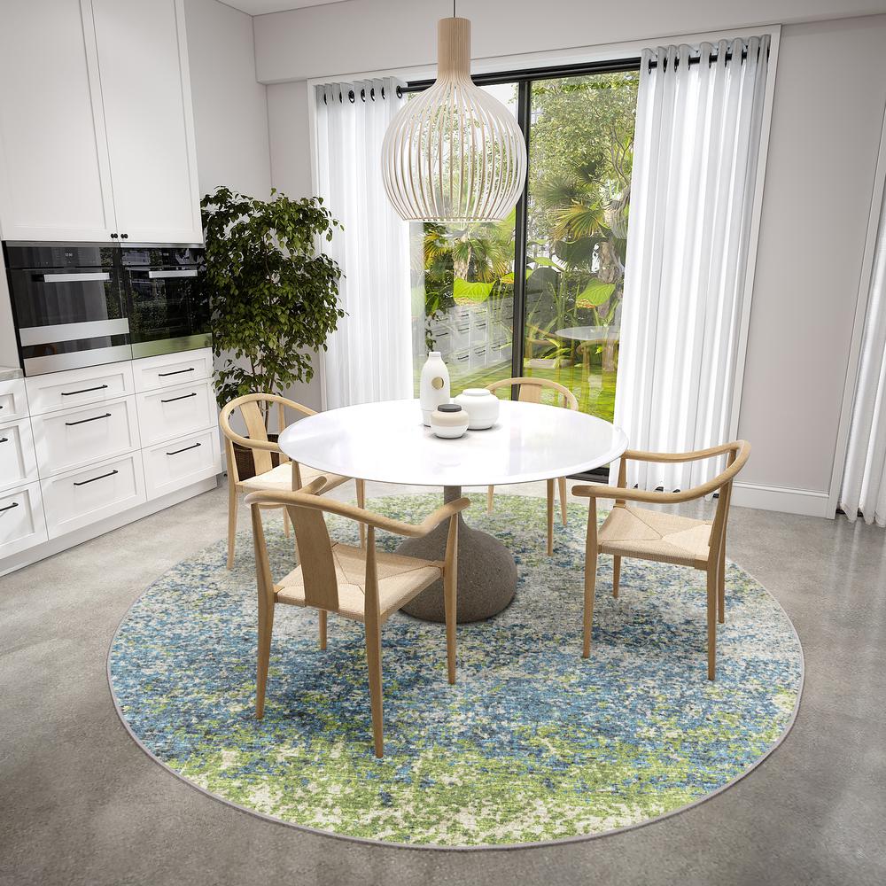 Winslow WL3 Meadow 8' x 8' Round Rug. Picture 2