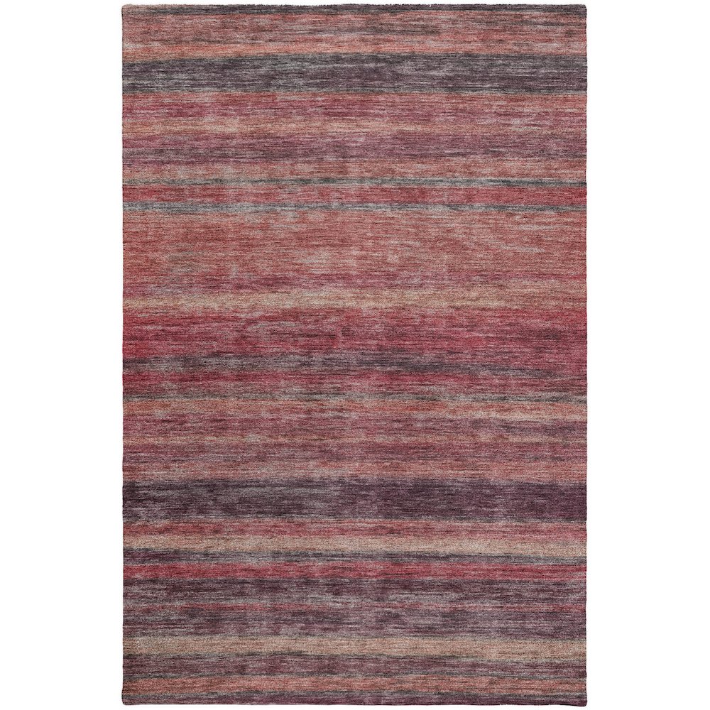 Luxury Washable Indoor/Outdoor Kochi Merlot 8' x 10' Rug. Picture 1