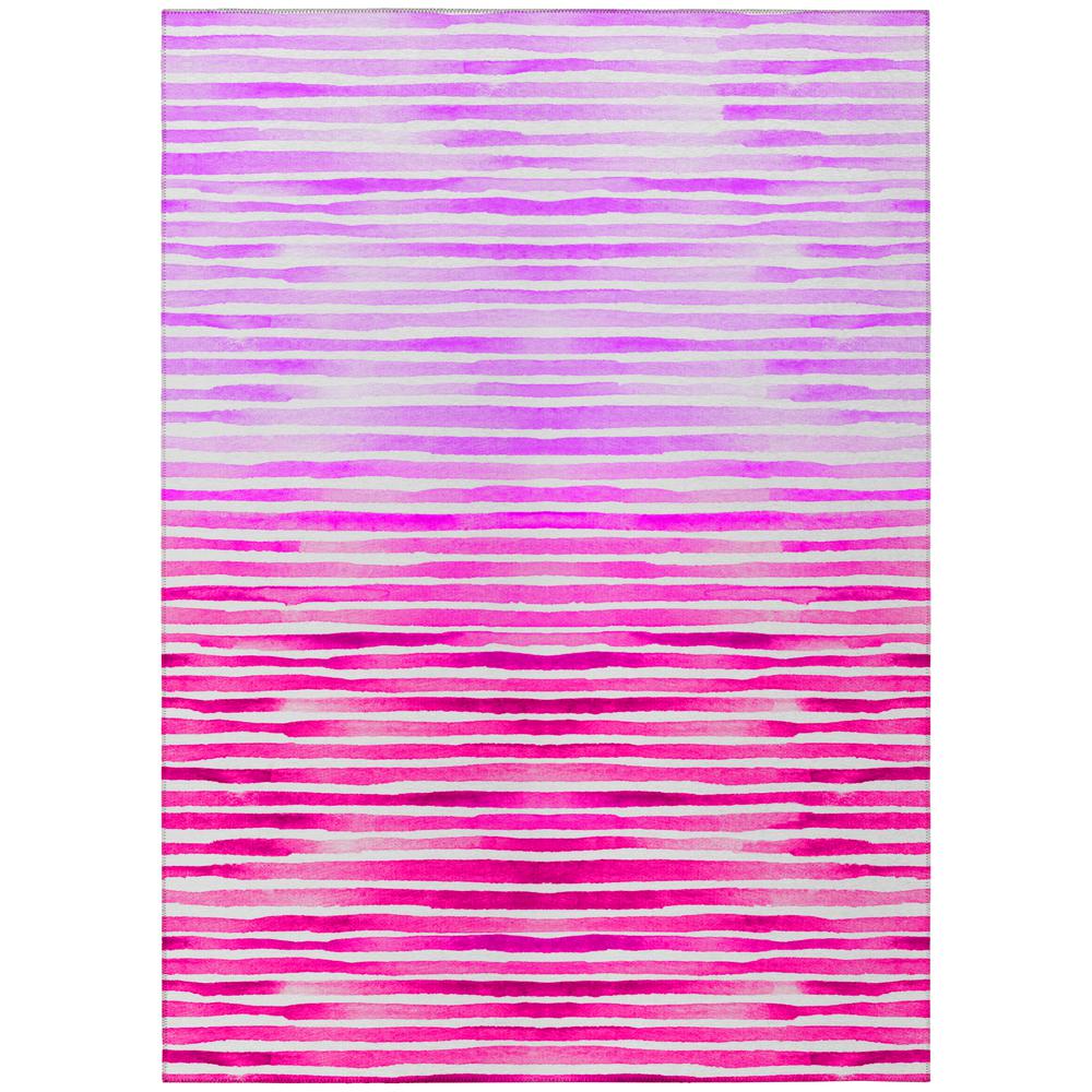 Indoor/Outdoor Surfside ASR38 Pink Washable 8' x 10' Rug. Picture 1