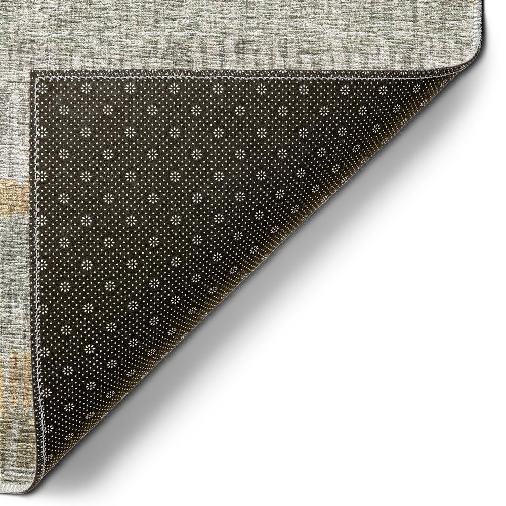 Rylee Sage Transitional Striped 9' x 12' Area Rug Sage ARY34. Picture 4