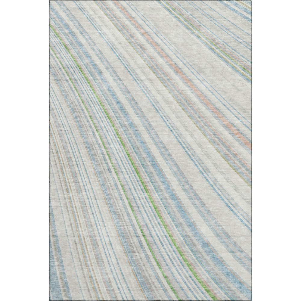 Machine Washable Indoor/Outdoor Neo Ivory 8' x 10' Rug. Picture 1