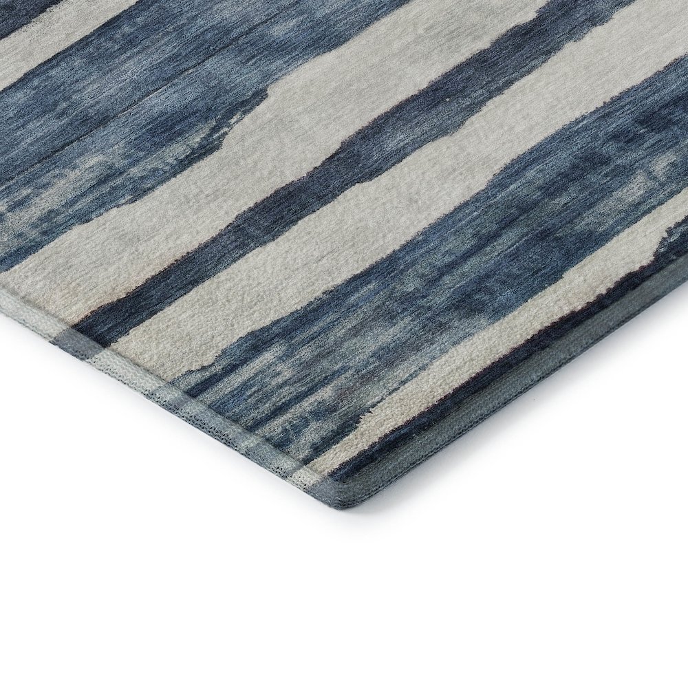 Machine Washable Indoor/Outdoor Neo Denim 3' x 5' Rug. Picture 2