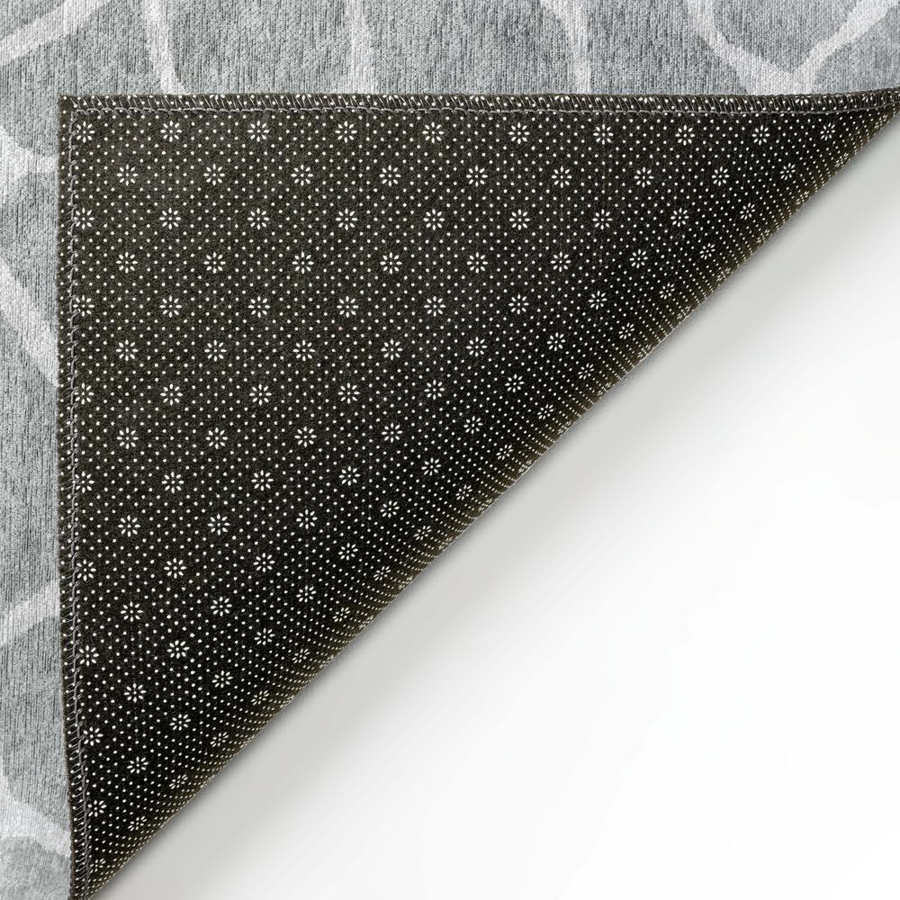 Safari Grey Animal Animal Print 9' x 12' Area Rug Grey ASF34. Picture 4