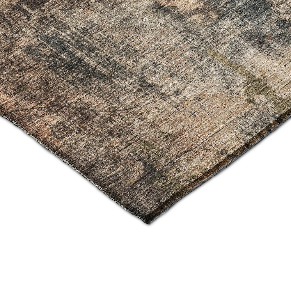 Indoor/Outdoor Nouveau Blue 3' x 5' Rug. Picture 2