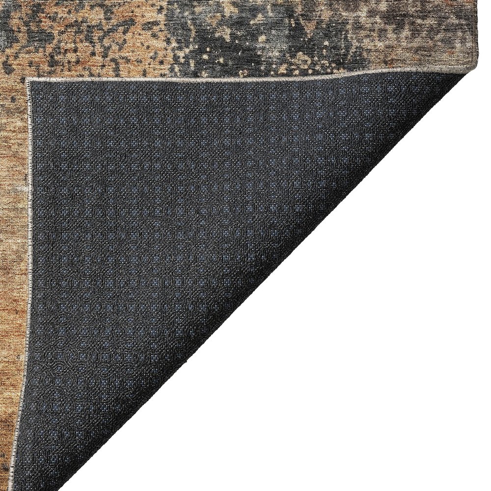 Indoor/Outdoor Nouveau Copper 3' x 5' Rug. Picture 4