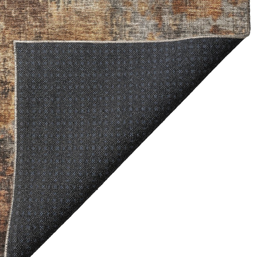 Indoor/Outdoor Nouveau Paprika 3' x 5' Rug. Picture 4
