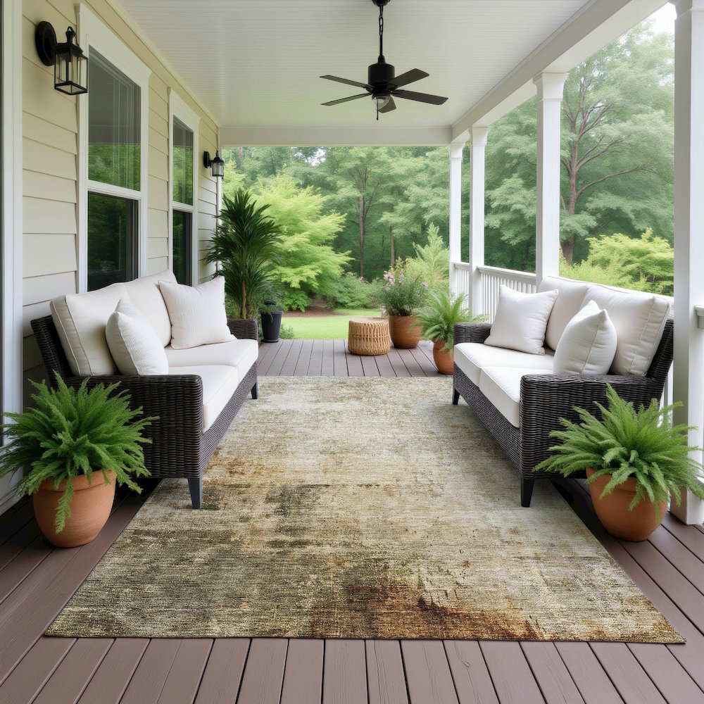 Indoor/Outdoor Nouveau Linen 8' x 10' Rug. Picture 6