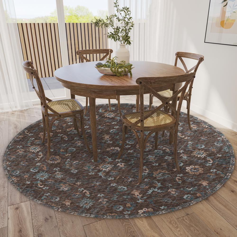 Jericho JC8 Sable 8' x 8' Round Rug. Picture 2