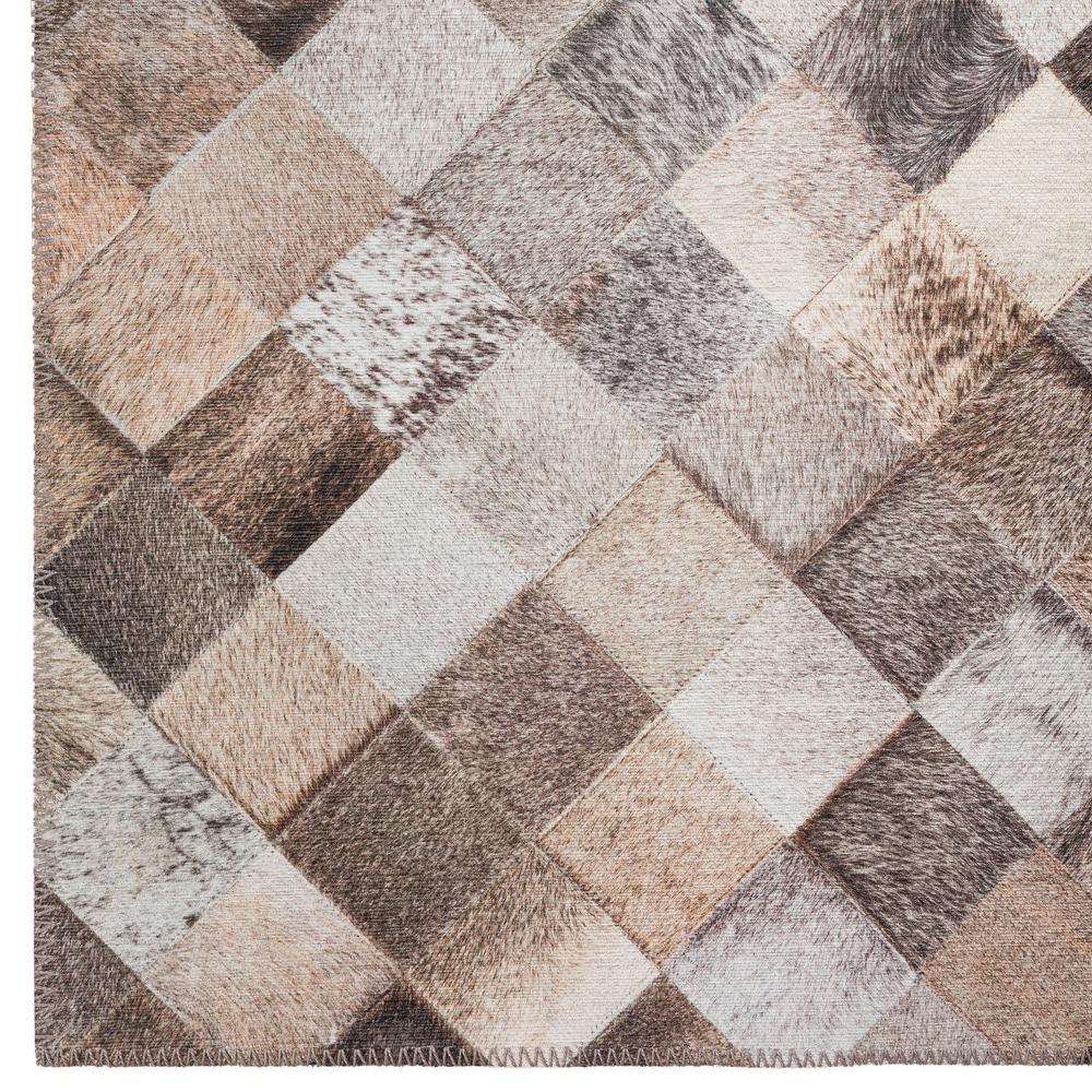 Laredo Gray Animal Patchwork 9' x 12' Area Rug Gray ALR32. Picture 2