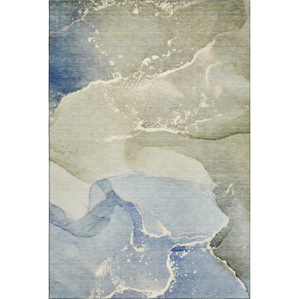 Luxury Washable Odyssey OY10 Sky 5' x 7'6" Rug. Picture 1