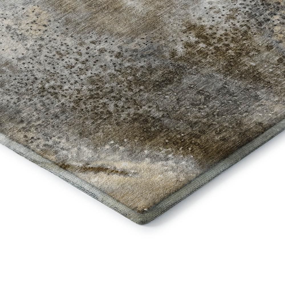 Luxury Washable Odyssey OY5 Taupe 2'6" x 3'10" Rug. Picture 2