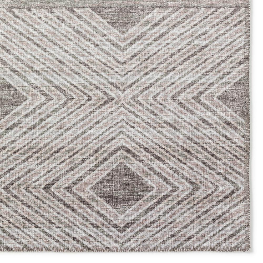 Yuma Taupe Transitional Southwest 9' x 12' Area Rug Taupe AYU31. Picture 2