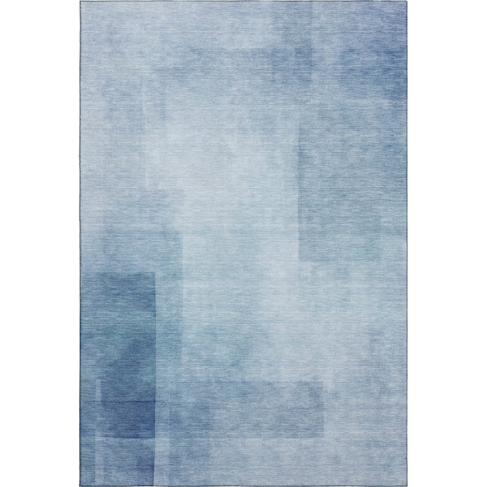 Machine Washable Indoor/Outdoor Pacifica Blue 8' x 10' Rug. Picture 1