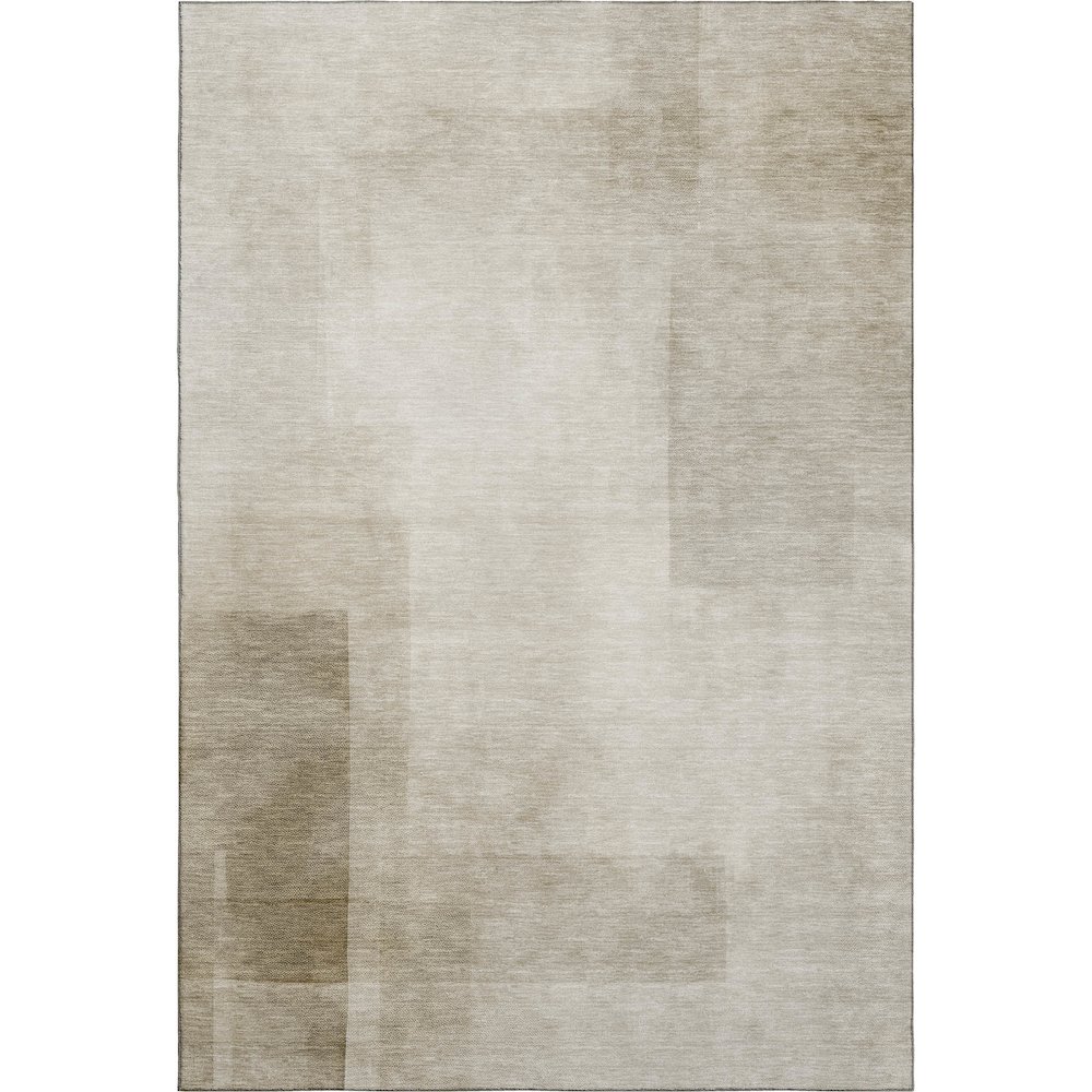 Machine Washable Indoor/Outdoor Pacifica Khaki 8' x 10' Rug. Picture 1