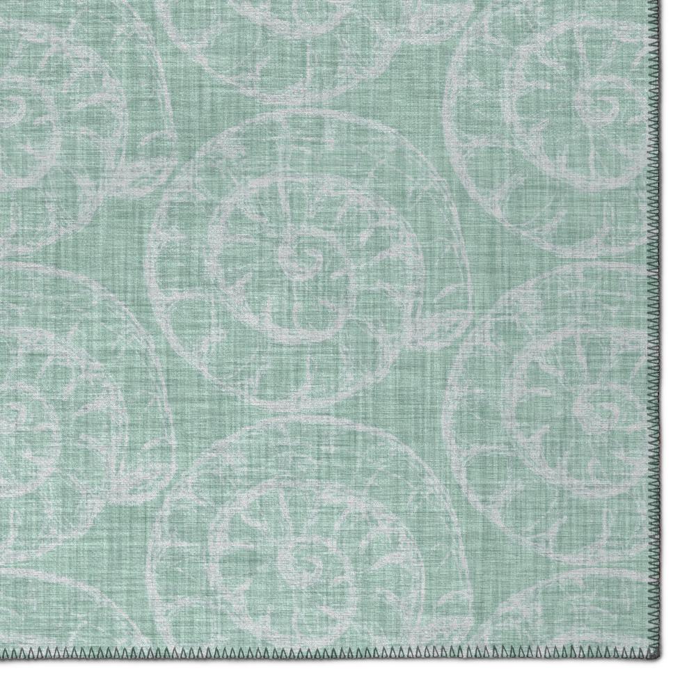 Indoor/Outdoor Surfside ASR41 Green Washable 3' x 5' Rug. Picture 3