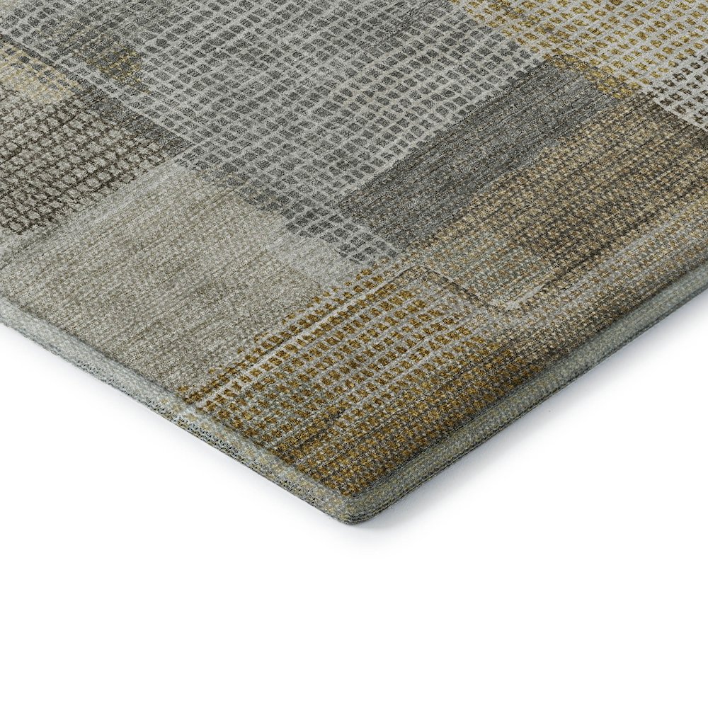 Luxury Washable Indoor/Outdoor Ravenna Taupe 3' x 5' Rug. Picture 2
