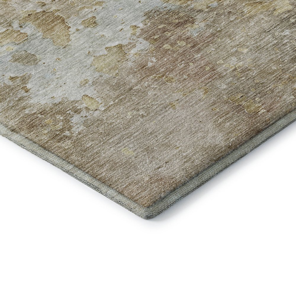 Luxury Washable Indoor/Outdoor Ravenna Khaki 3' x 5' Rug. Picture 2